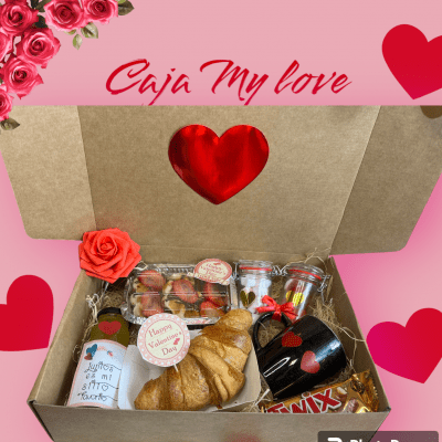 Caja desayuno "Happy Love"