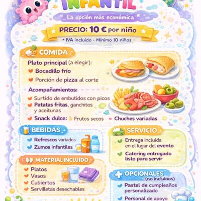 CATERING MENU INFANTIL